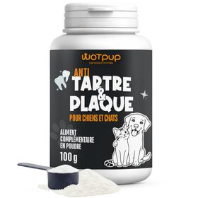 LA.GA PHARMA Dental Bright Poudre Dentaire Chien & Chat – Tartre & Plaque, Menthe, Sauge