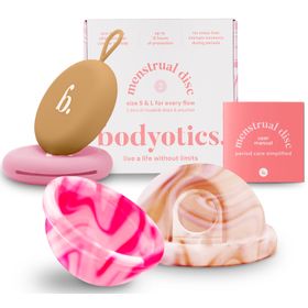 Bodyotics Herbruikbare Menstruatiediscs met Trekring