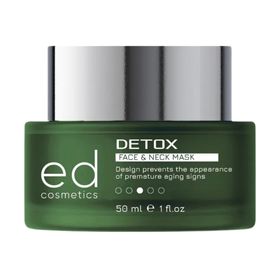 ED COSMETICS Masque détox – ANTI-ÂGE, nettoyage en profondeur et rajeunissement de la peau