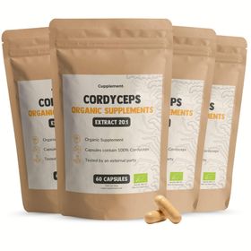 Cupplement - Extrait de Cordyceps 400 mg - Capsules