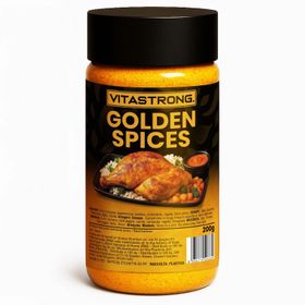Vitastrong Golden Spices - 200 g, Warme kruidenmix met curry en mosterd