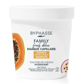 Byphasse - Masque Capillaire Family Fresh Délice - Papaye, Fruit de la Passion & Mangue