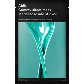 ABIB Gummy Sheet Mask Madecassoside Sticker – Masque facial hydratant