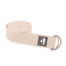 bodhi Ceinture de yoga Ceinture Asana, anneaux en métal coton naturel 910-M