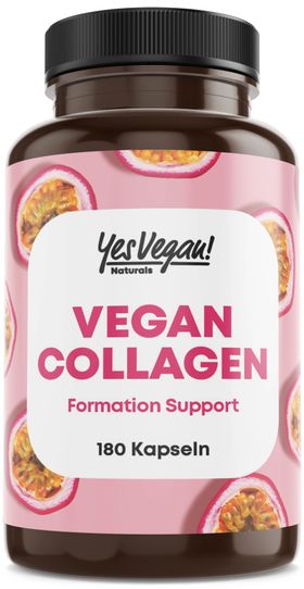 Veganistisch Collageen Booster (180 capsules) Glow Up - Biotine Zink Vitamine C Lysine Bamboe vegan