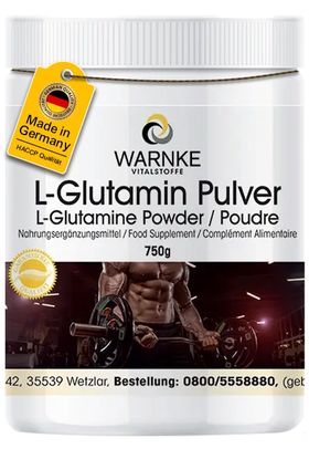 Warnke Vitalstoffe | L-glutamine en poudre