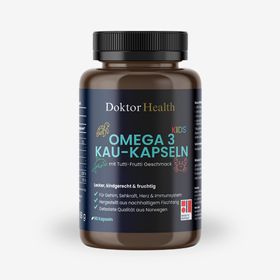 Doktor Health Omega 3 Kau‑Kapsels voor Kinderen