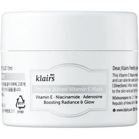 Dear Klairs Freshly Juiced Vitamin E Mask – Verhelderend & antioxidant gezichtsmasker