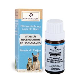 Bloemenmengsel volgens Dr Bach VITALITY REGENERATION DECOLORATION voor honden en katten