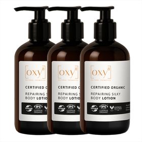 oxy8 Natural Cosmetics REPAIRING SILKY BODY LOTION - 3 Units