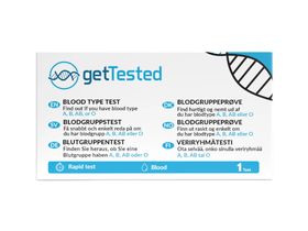 GetTested Test de groupe sanguin
