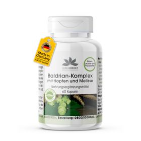 Warnke Vitalstoffe | Valeriaanextract Plus met hop en citroenmelisse