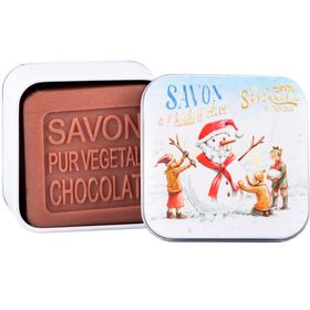 La Savonnerie de Nyons - Boîte métal avec savon - Bonhomme de neige