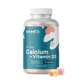 Sweet Nutribites Calcium + Vitamine D3 – Gummies pour les os, les dents et les muscles
