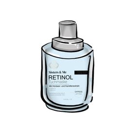 Sisters & Me Retinol Tuchmasker met Frambozen- & Kamille-extract