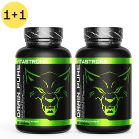 Vitastrong Drainpure - 120 Comprimés, Effet Drainant Naturel
