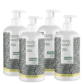 Australian Bodycare Pakket met 4x Lemon Myrthe Douchegel
