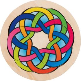 goki houten puzzel puzzel puzzel puzzel - cirkel 16 delen