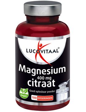 lucovitaal - Magnesium 400 mg Citraat Poeder (100 doseringen)