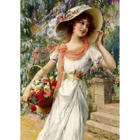 annÉe Puzzle Emile Vernon: jardin fleuri 1000 pièces