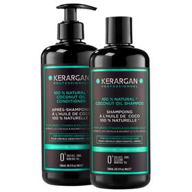 Kerargan - Hydraterende Duo Shampoo & Conditioner met Kokosolie
