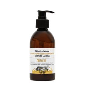 Huile corporelle hydratante naturelle - Huile pour la peau au miel & aloe vera avec vitamine E