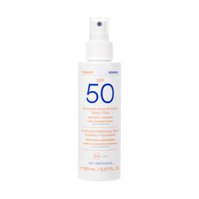 KORRES YOGHURT émulsion spray solaire visage et corps SPF50