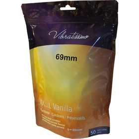 Vibratissimo Préservatifs Vanilla XXL 69mm