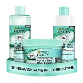 Garnier Fruitig Aloë Vera Haarverzorging Haarverzorgingsset met Multifunctioneel Masker, Shampoo en