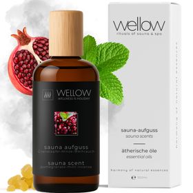 Wellow Sauna-opgieting Granaatappel-munt-wierook