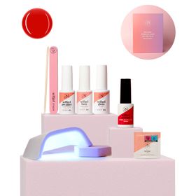 PN Selfcare Kit Vernis Semi-Permanent - N21 Atomic Red