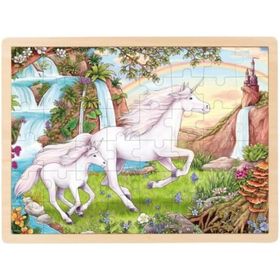 goki houten puzzel eenhoorn 48 delen