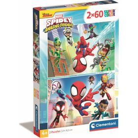 2 Puzzle da 60 Pezzi - Spidey
