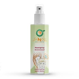 Sanoll biologische cosmetica haarlak brandnetel