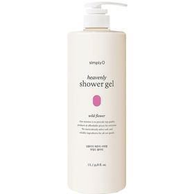 SIMPLYO Heavenly Wild Flower Shower Gel – Gel douche doux à l'extrait de fleurs sauvages