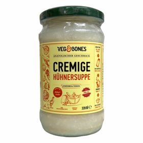 Soupe de poulet crémeuse