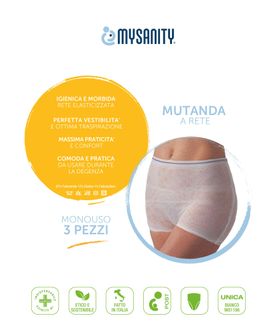MYSANITY Postnatale net-slip, 3 stuks