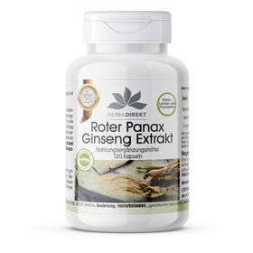 Warnke Vitalstoffe | Extrait de ginseng rouge Panax 400 mg