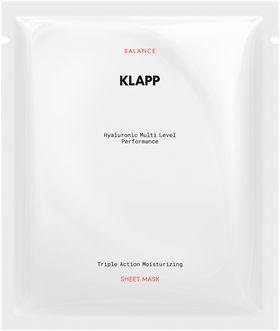 Klapp Hyaluronic Triple Action Moisture Sheet Mask | Alle huidtypes