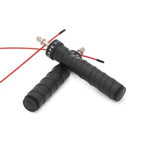 SHAPEVITAL Speed Rope | Corde à sauter ergonomique | 2 épaisseurs de corde incluses