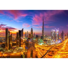 enjoy Puzzel Dawn over Dubai 1000 delen