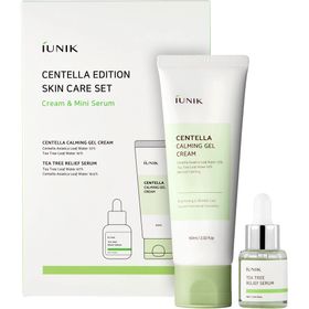 iUNIK Centella Edition Coffret – Duo apaisant avec sérum et gel-crème à la centella