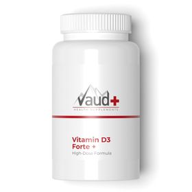 Vaud Vitamin D3 Forte - 75mcg D3 (3000 IE) - In Virgin Olijfolie - Botten & Weerstand - Softgels