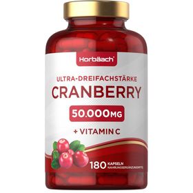 Horbaach Cranberry Capsules 50.000 mg + 200 mg Vitamine C