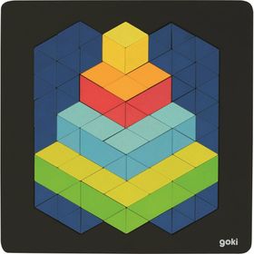 goki Hout Puzzel Piramide 3D Effect 82 Delen