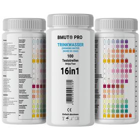 BMUT Bandelettes de test d'eau potable 16 en 1
