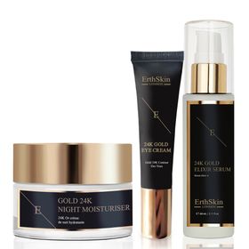 ErthSkin London Sérum Élixir Anti-Rides + HYDRATANT DE Nuit + CRÈME SOUS LES YEUX