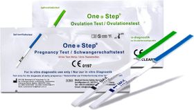 Pack combiné One+Step 40 tests d'ovulation + 10 tests de grossesse - Test de fertilité pour femmes