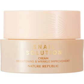 NATURE REPUBLIC Snail Solution Face Cream – Regenererende gezichtscrème met slakkenslijm