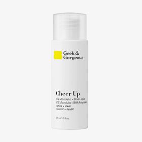 Geek & Gorgeous  -Cheer up, chemische peeling met amandelzuur en BHA-zuur, tegen acne